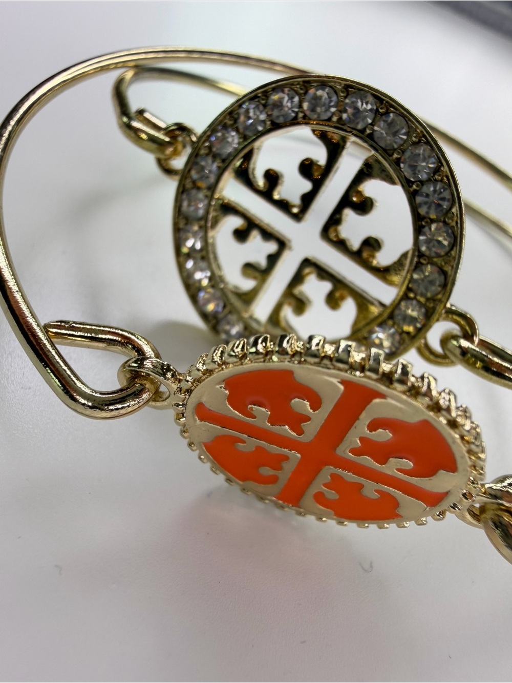 Tory Burch Gold Bangle Bracelet Set of 2